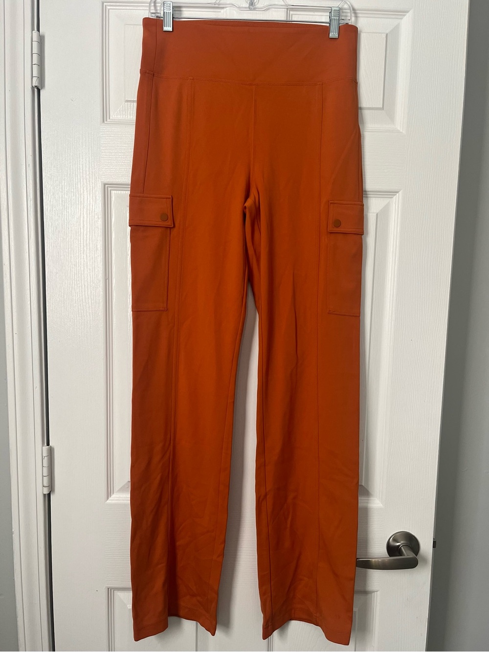 Athleta Cargo Pants in Burnt Orange